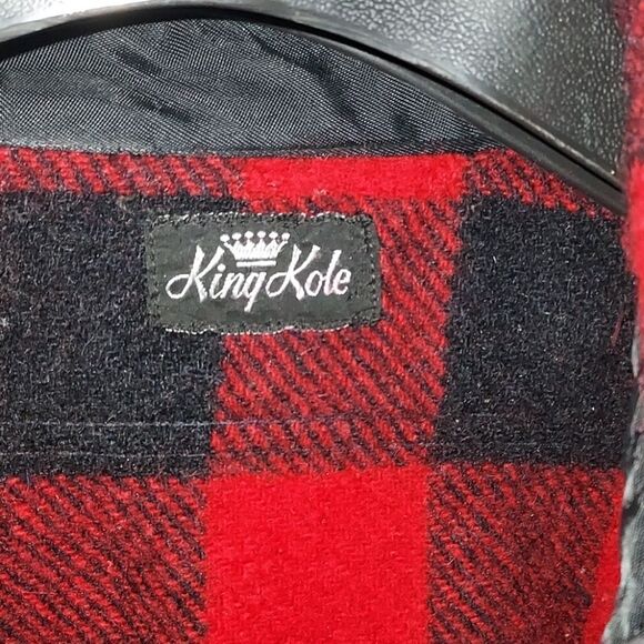 Vintage King Kole Wool Blend Shirt M - Picture 2 of 5